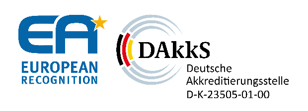 EA European Recognition / DAkkS D-K-23505-01
