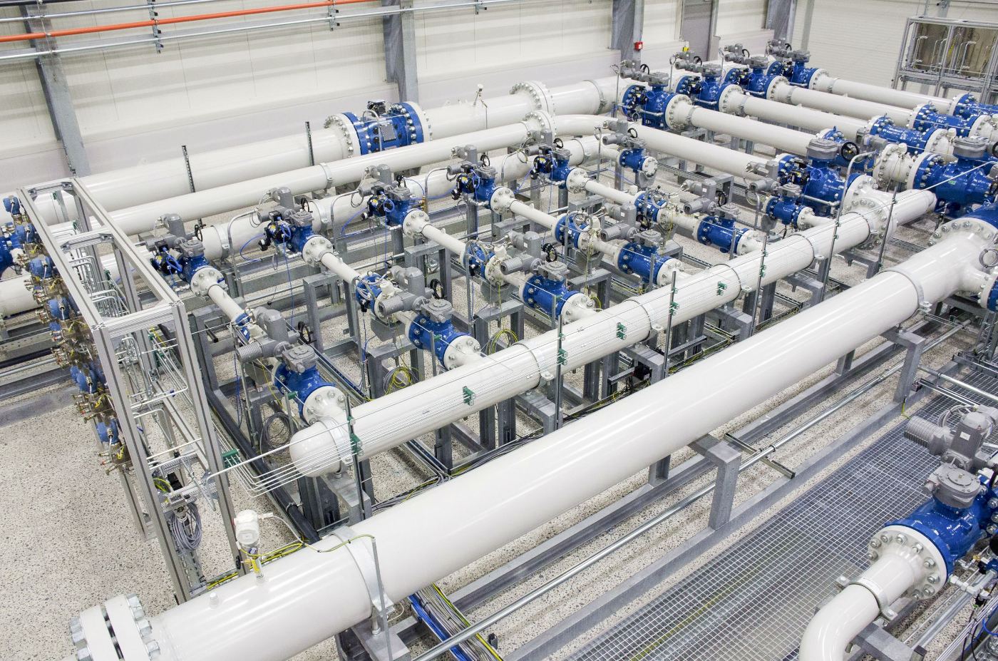 Impianto closed-loop in alta pressione per gas naturale